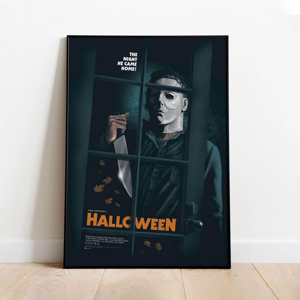 Halloween Poster | Michael Myers Wall Art | Rolled Canvas Print