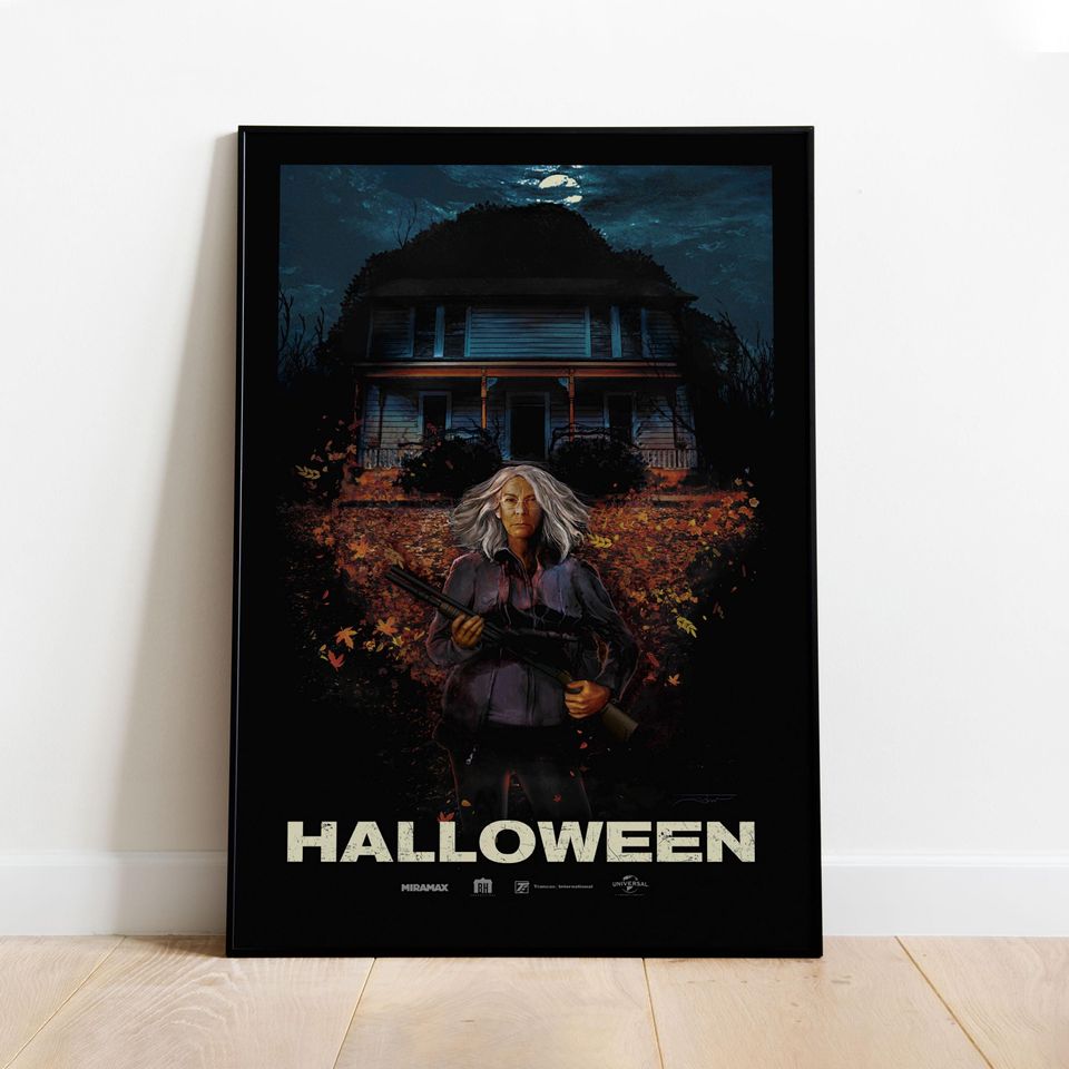 Halloween Poster | Michael Myers Wall Art | Rolled Canvas Print