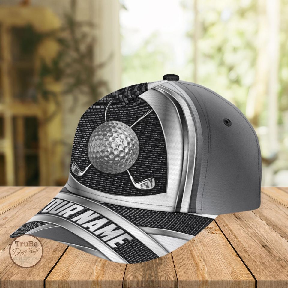 Personalized Golf Baseball Cap, Golfer Gift