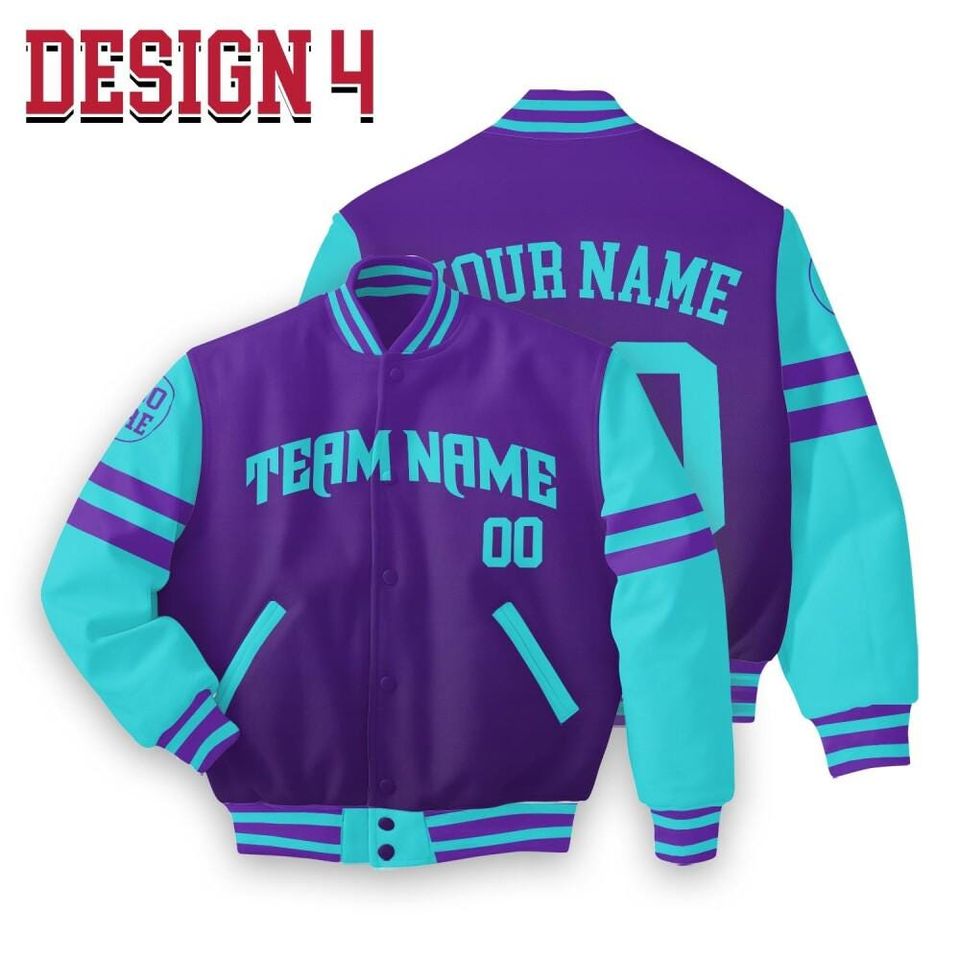 Personalized Arizonna Baseball Team Multi Color Varsity Jacket, Custom Logo Team Name Number Jacket, Team Baseball Jacket
