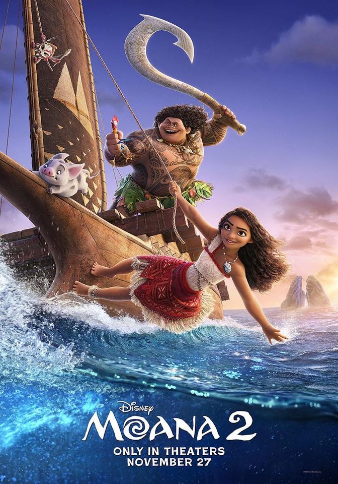 Disney Moana 2 2024 Movie Poster