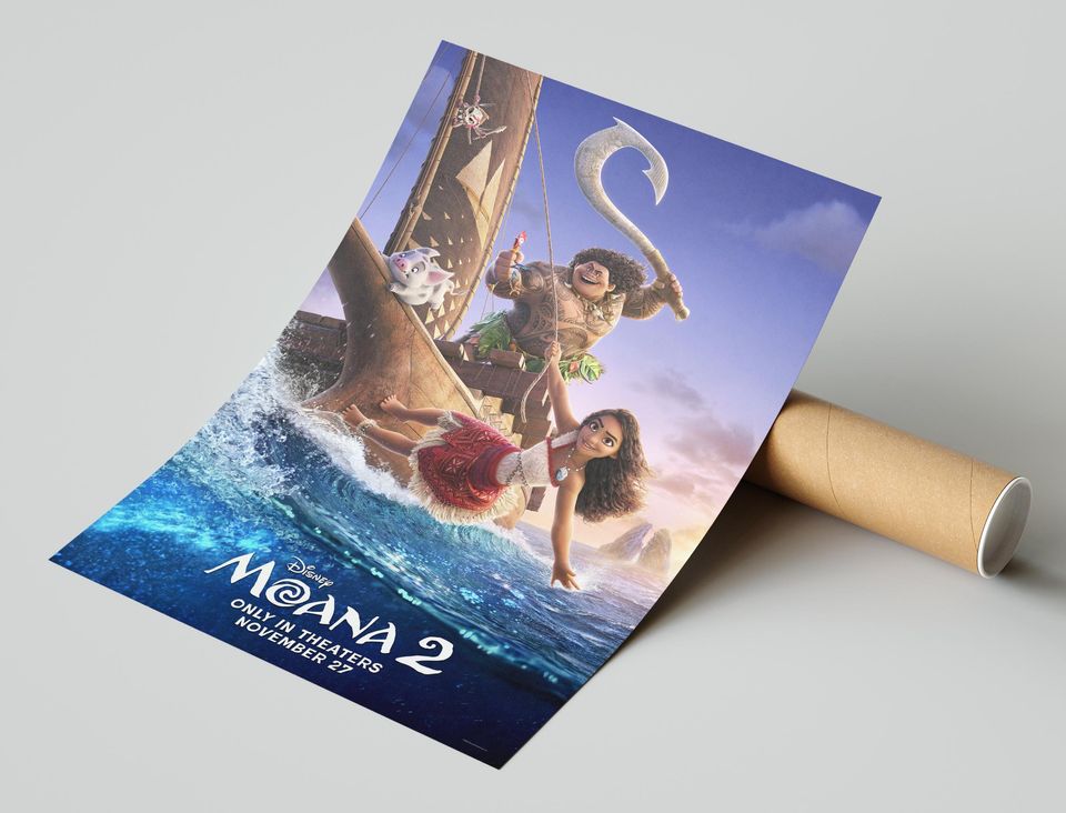 Disney Moana 2 2024 Movie Poster