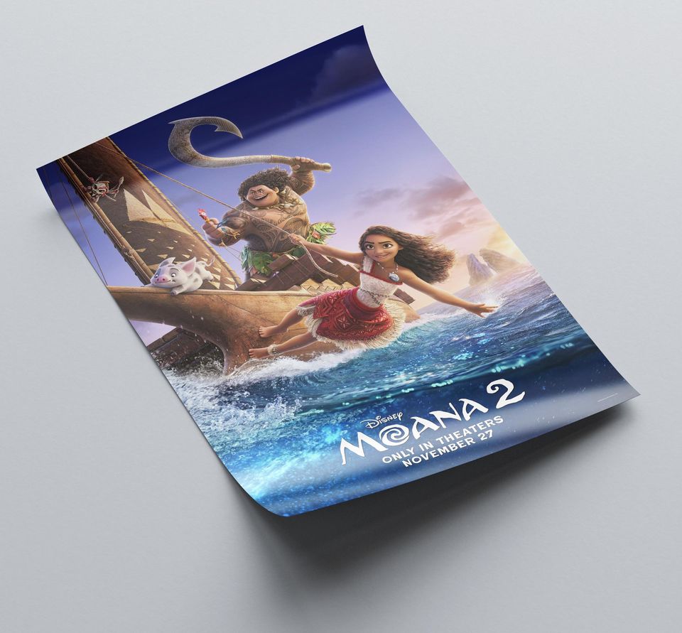 Disney Moana 2 2024 Movie Poster