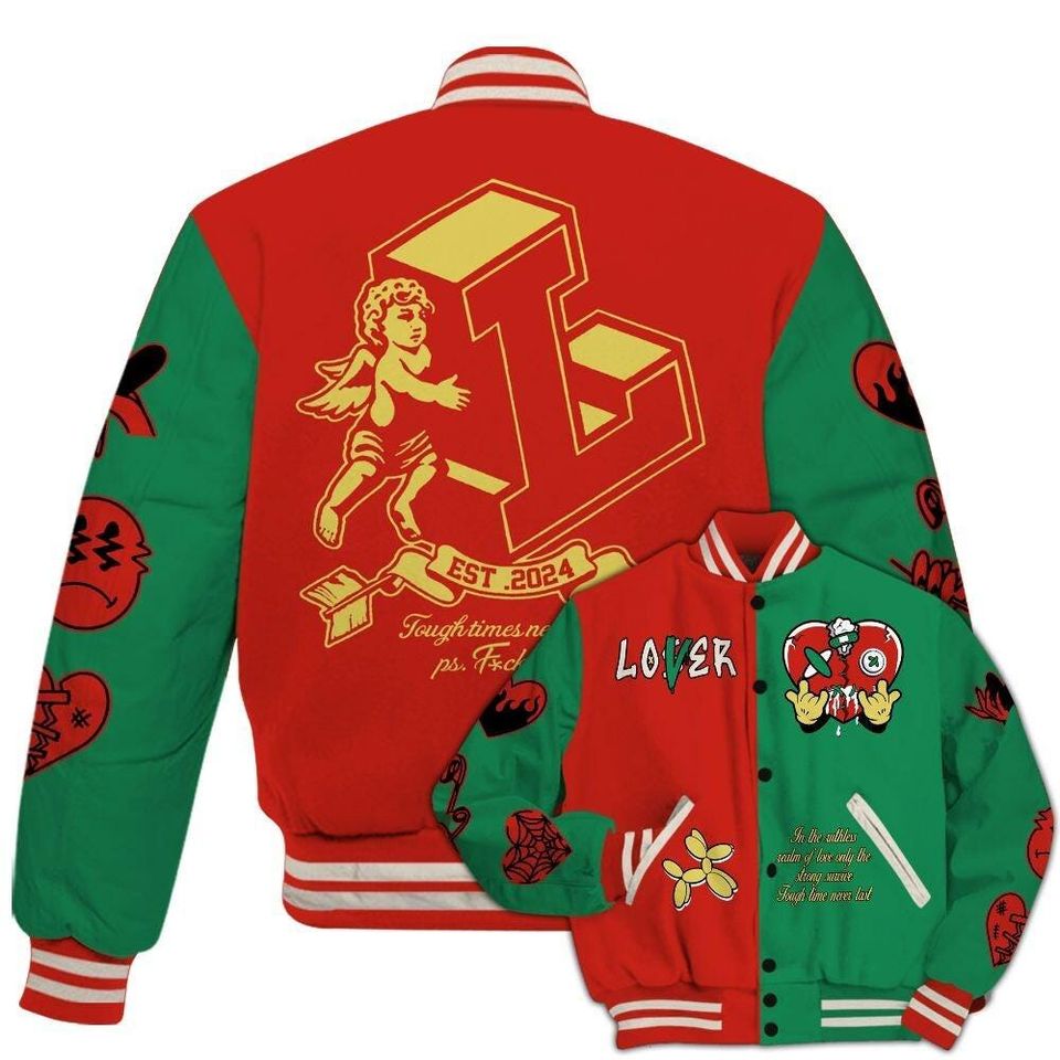 Dunkare Varsity Jacket Retro El Vuelo 3s - Loser Lover Heartbreak