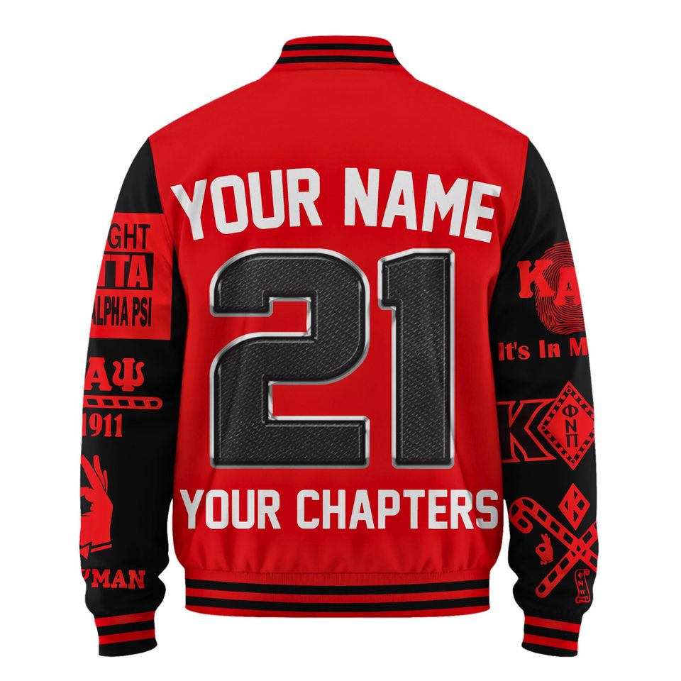 Kappa Alpha Psi Baseball Jacket, Student Jacket