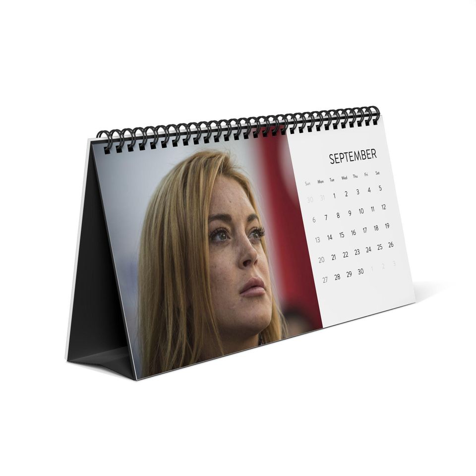 Lindsay Lohan Desktop Calendar, Lindsay Lohan Actress Calendar, Lindsay Lohan Fan Gift