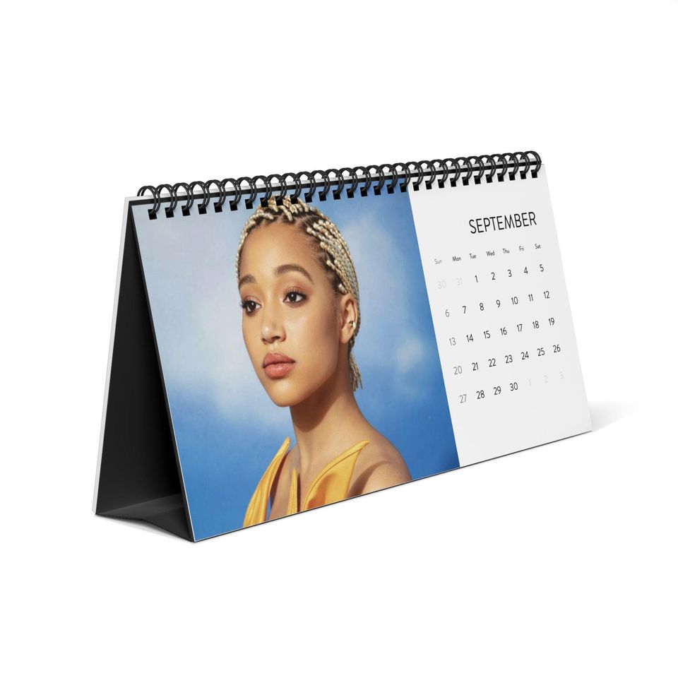 Amandla Stenberg Desktop Calendar (2026 grid), Amandla Stenberg Calendar, Amandla Stenberg Fan gifts