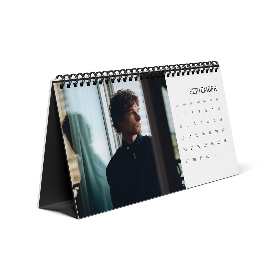 Mason Thames Desktop Calendar (2026 grid)