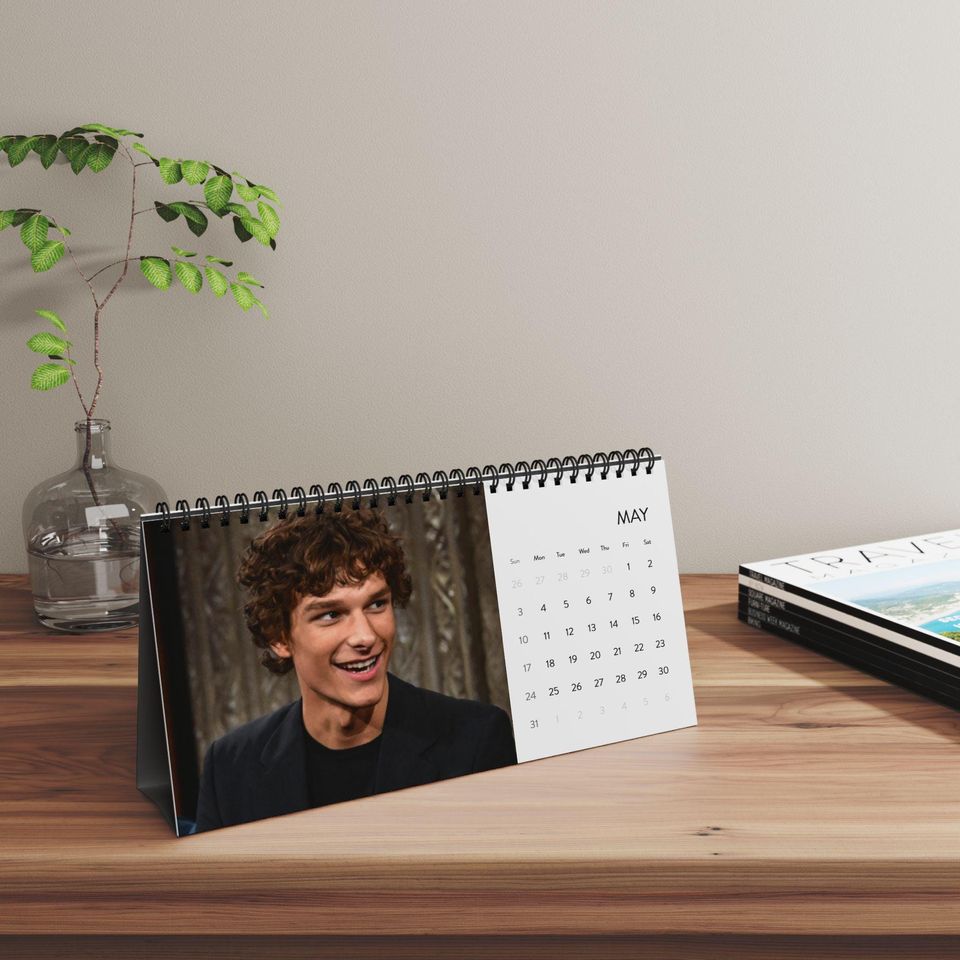 Mason Thames Desktop Calendar (2026 grid)