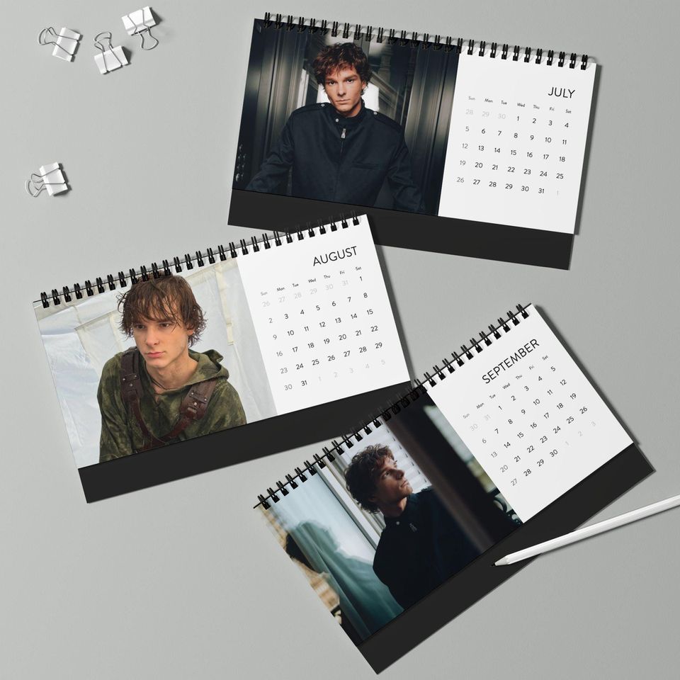 Mason Thames Desktop Calendar (2026 grid)