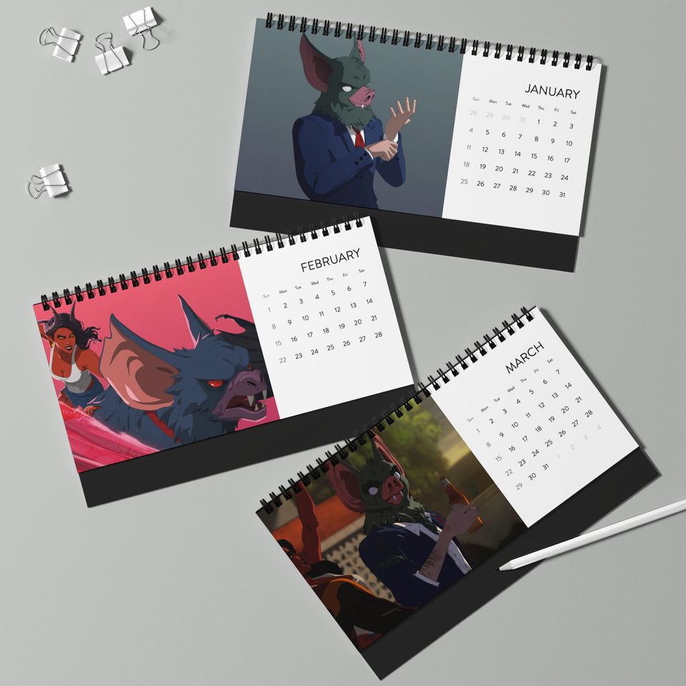 Sonar Dispatch Game Desktop Calendar, Dispatch Sonar Calendar, Dispatch Fan Gift