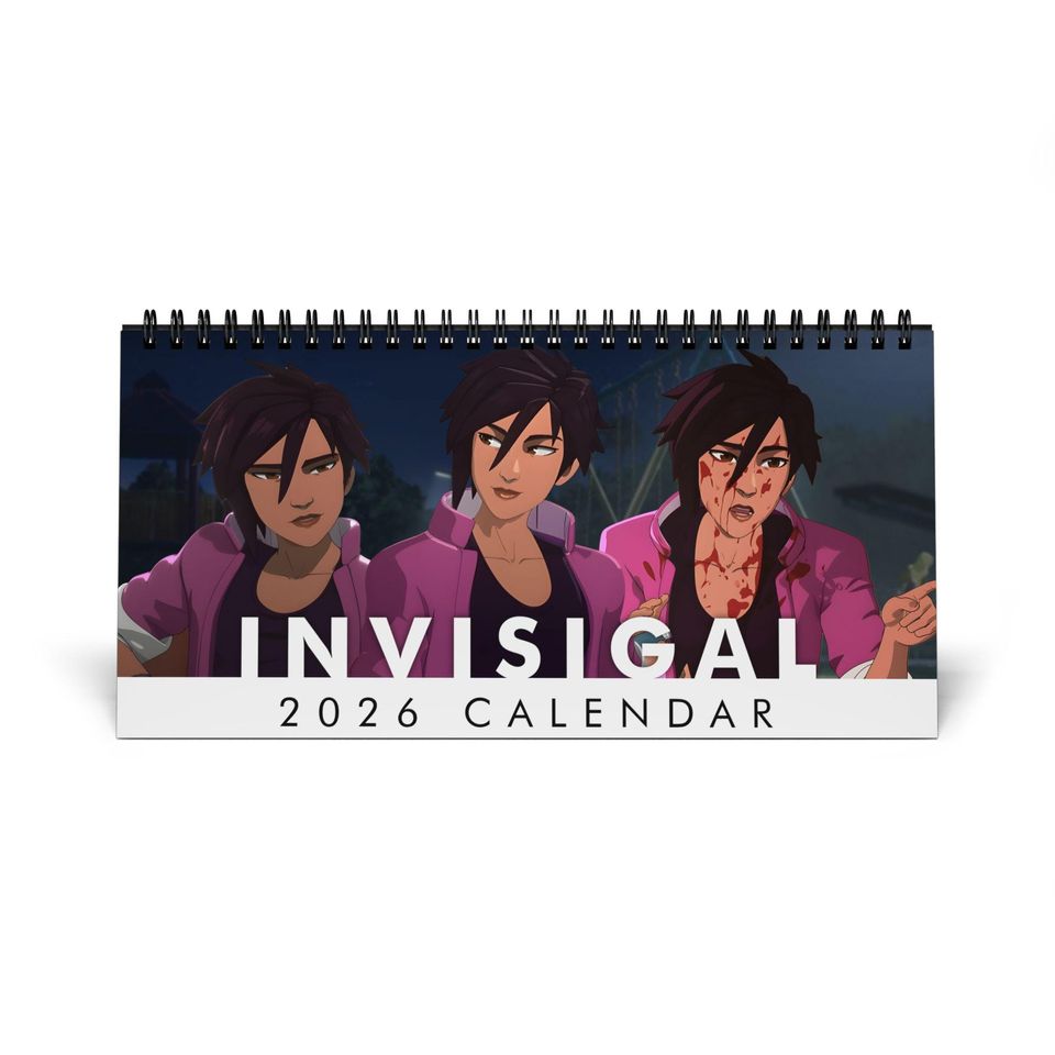 Invisigal Dispatch Game Desktop Calendar, Dispatch Invisigal Calendar, Dispatch Fan Gift