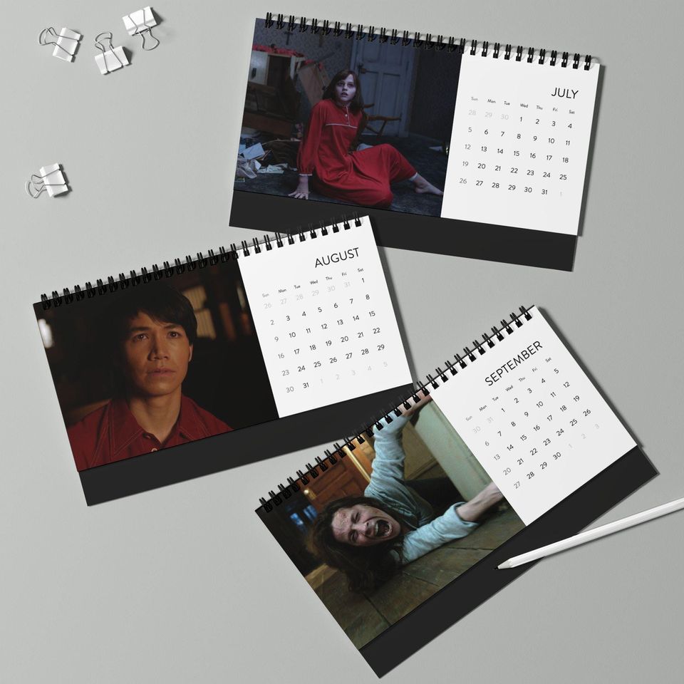 The Conjuring Desktop Calendar (2026 grid)