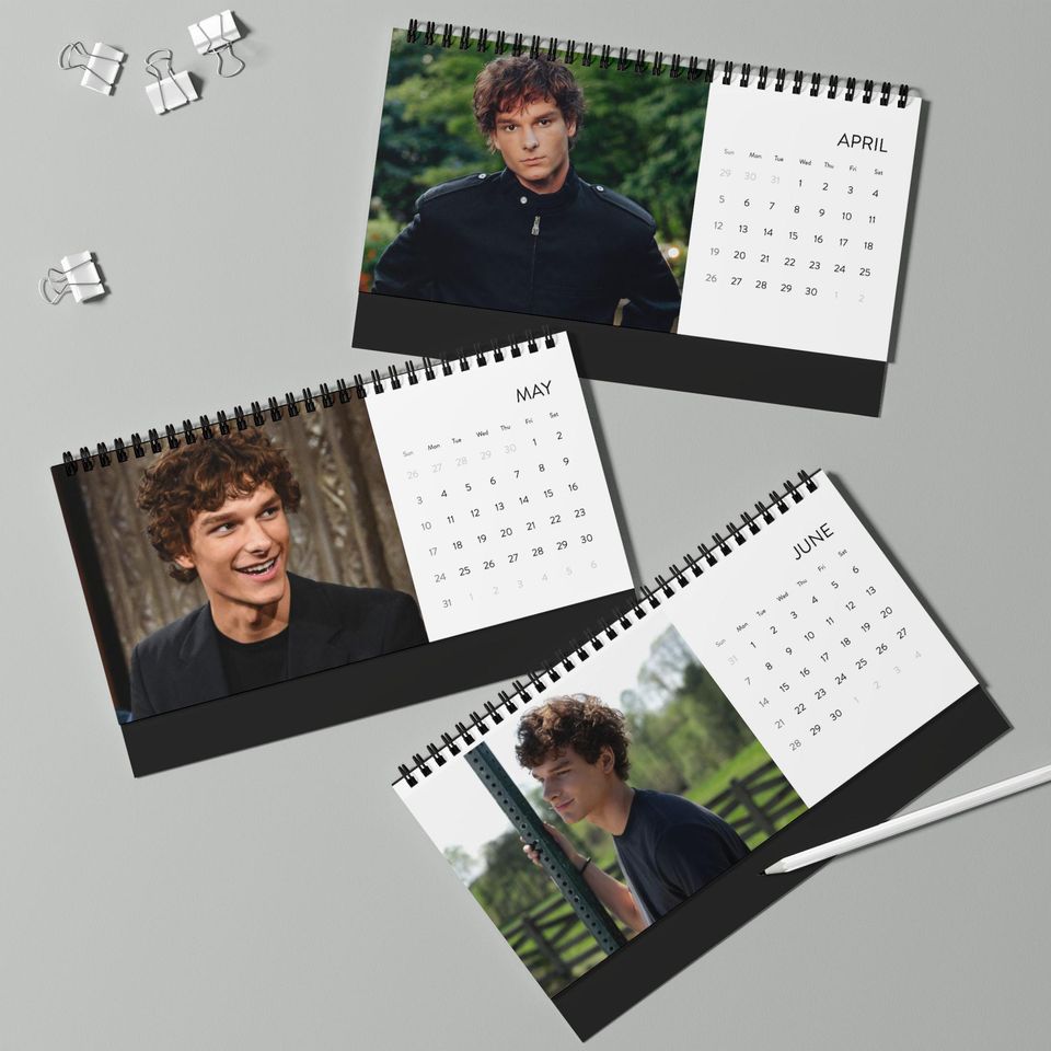 Mason Thames Desktop Calendar (2026 grid)