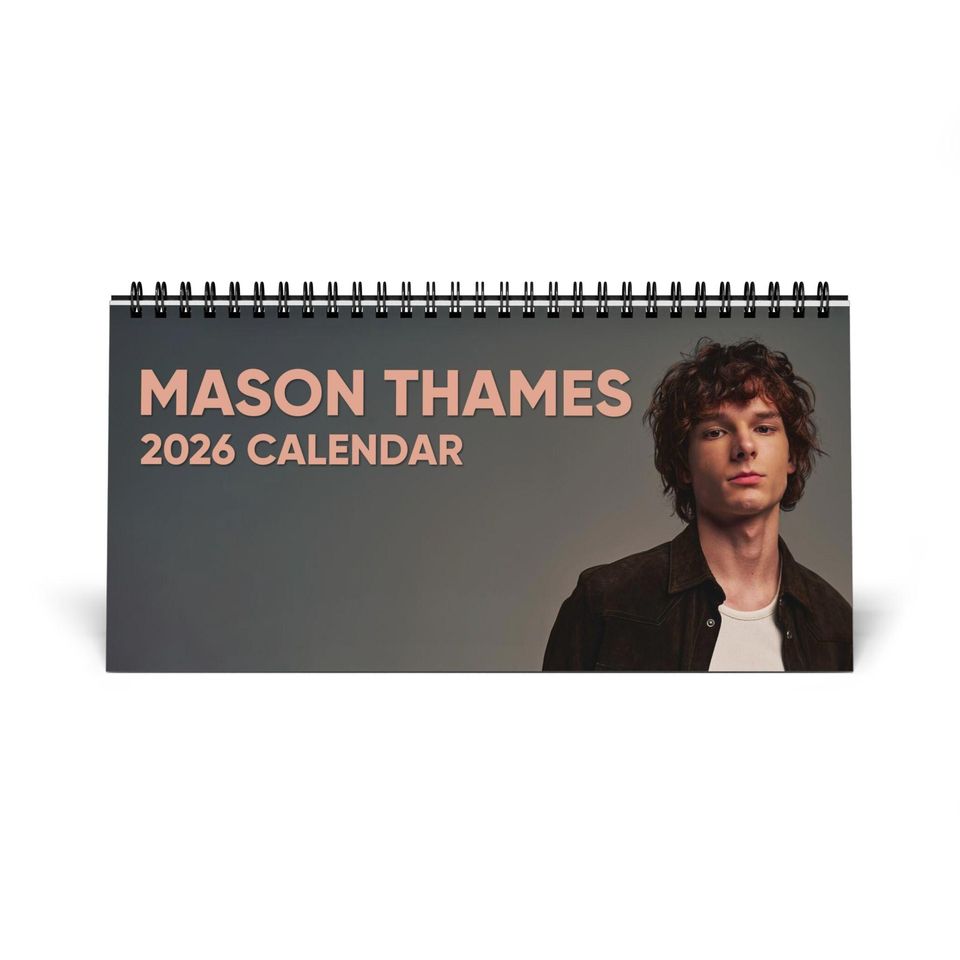Mason Thames Desktop Calendar (2026 grid)