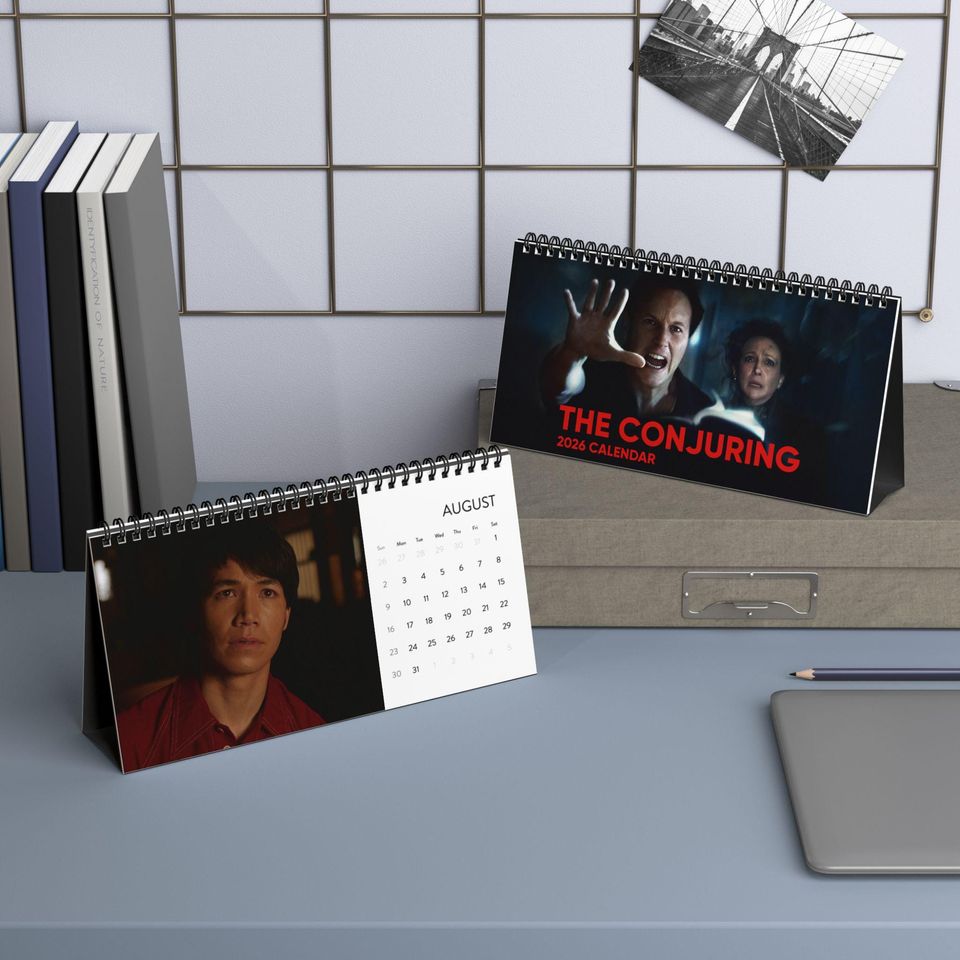 The Conjuring Desktop Calendar (2026 grid)