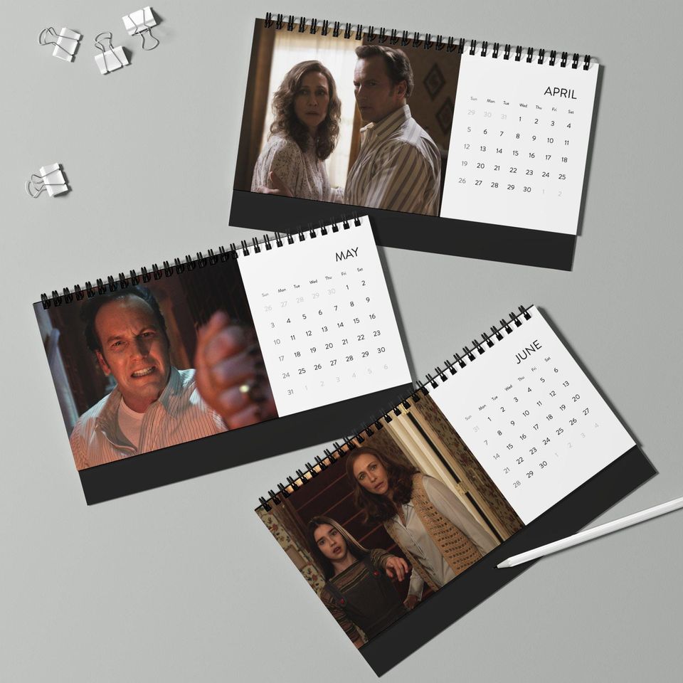 The Conjuring Desktop Calendar (2026 grid)