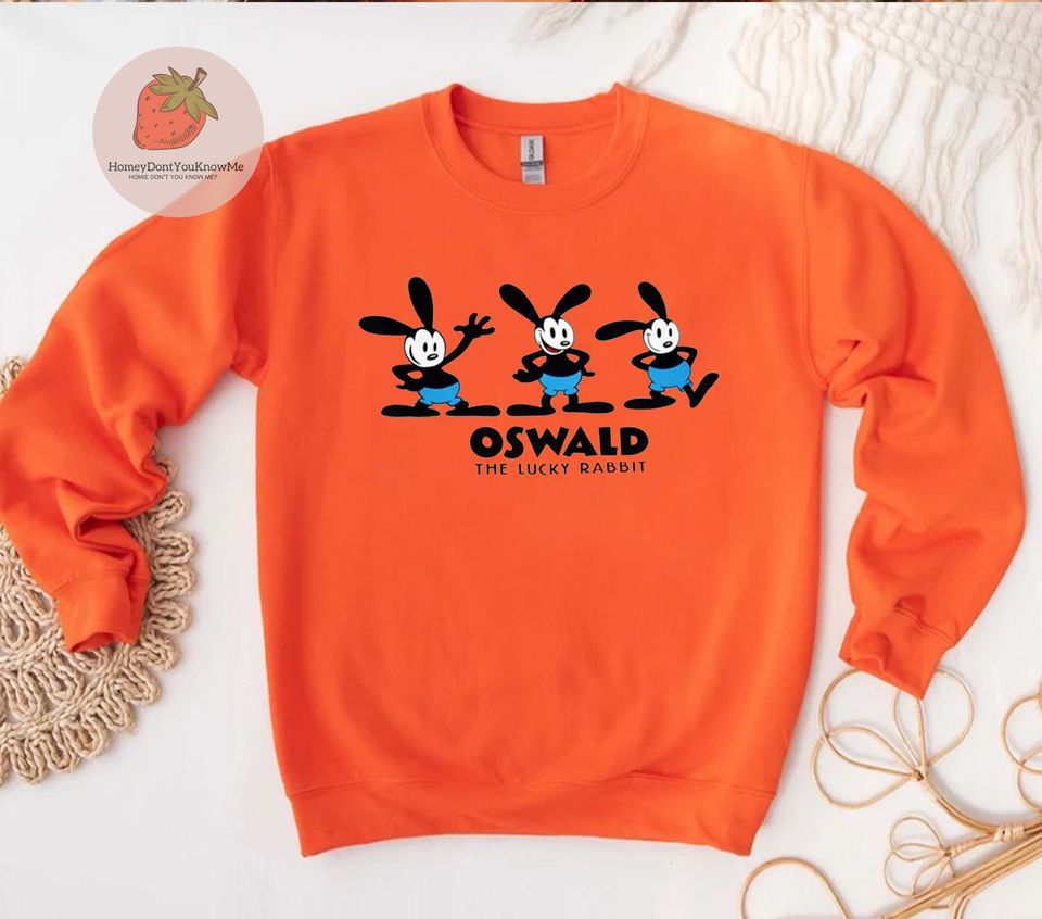 Disney Oswald the Lucky Rabbit Sweatshirt, Disney Rabbit 2023 Sweatshirt