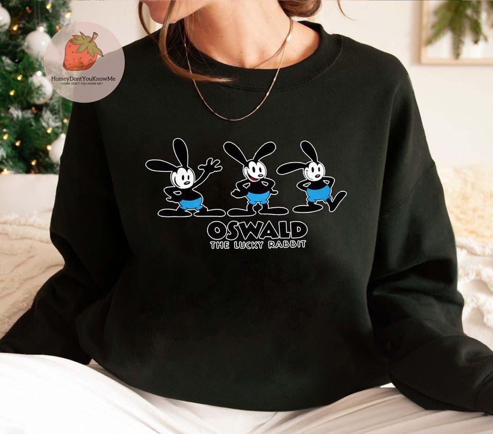 Disney Oswald the Lucky Rabbit Sweatshirt, Disney Rabbit 2023 Sweatshirt