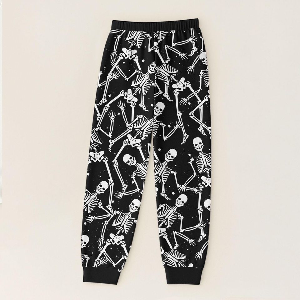 Skeleton Halloween Pajama Set for Women