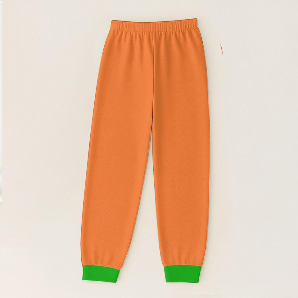 Pumpkin Halloween T-Shirt and Pants Pajama Set