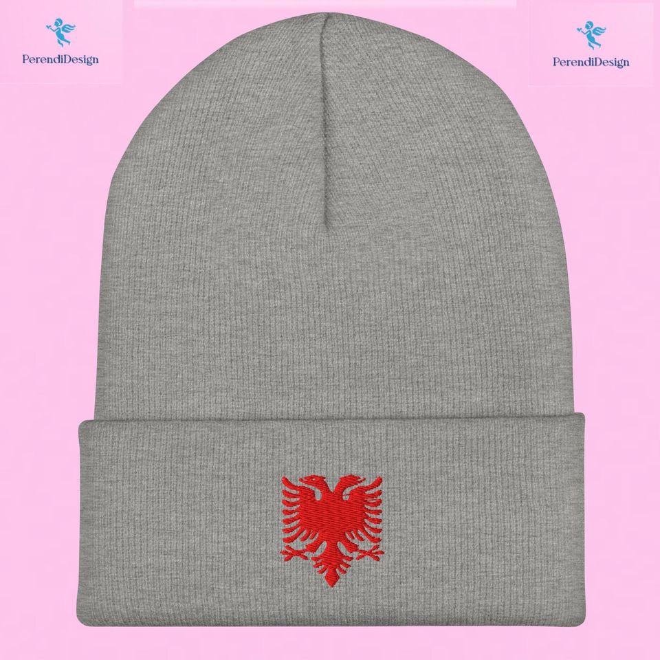 Double-headed Eagle Cuffed Beanie