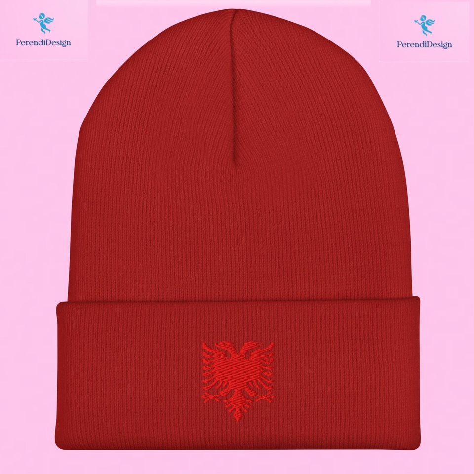 Double-headed Eagle Cuffed Beanie