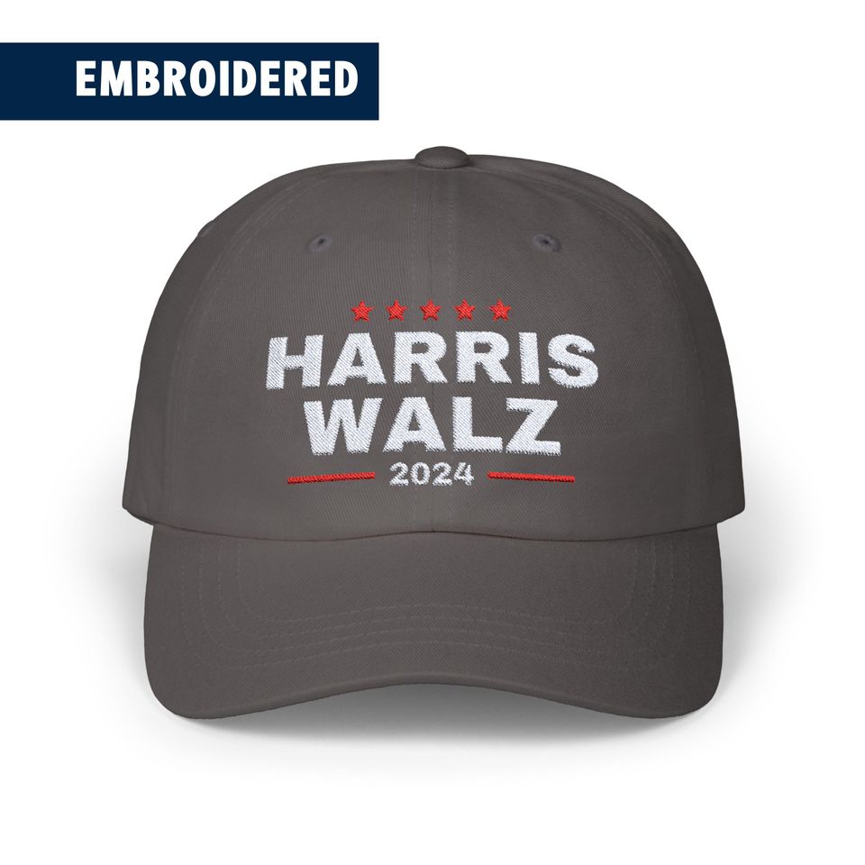 Harris Walz 2024 - Embroidered Dad Hat - Kamala Harris - Tim Walz
