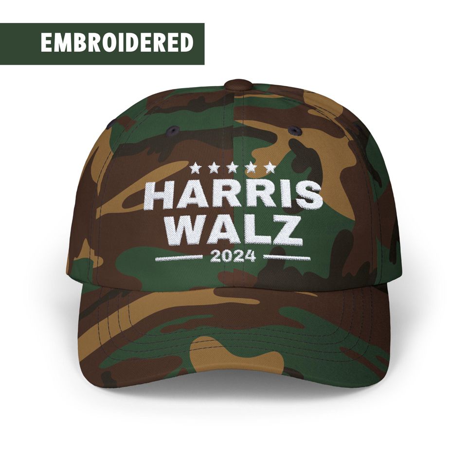 Harris Walz 2024 - Embroidered Dad Hat - Kamala Harris - Tim Walz