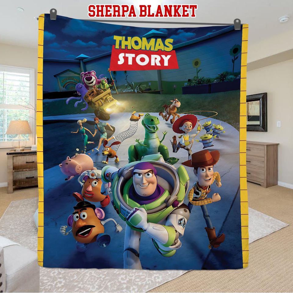 Personalized Toy Story Blanket