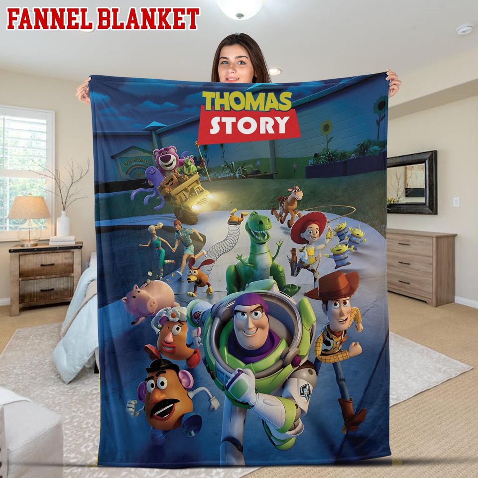 Personalized Toy Story Blanket