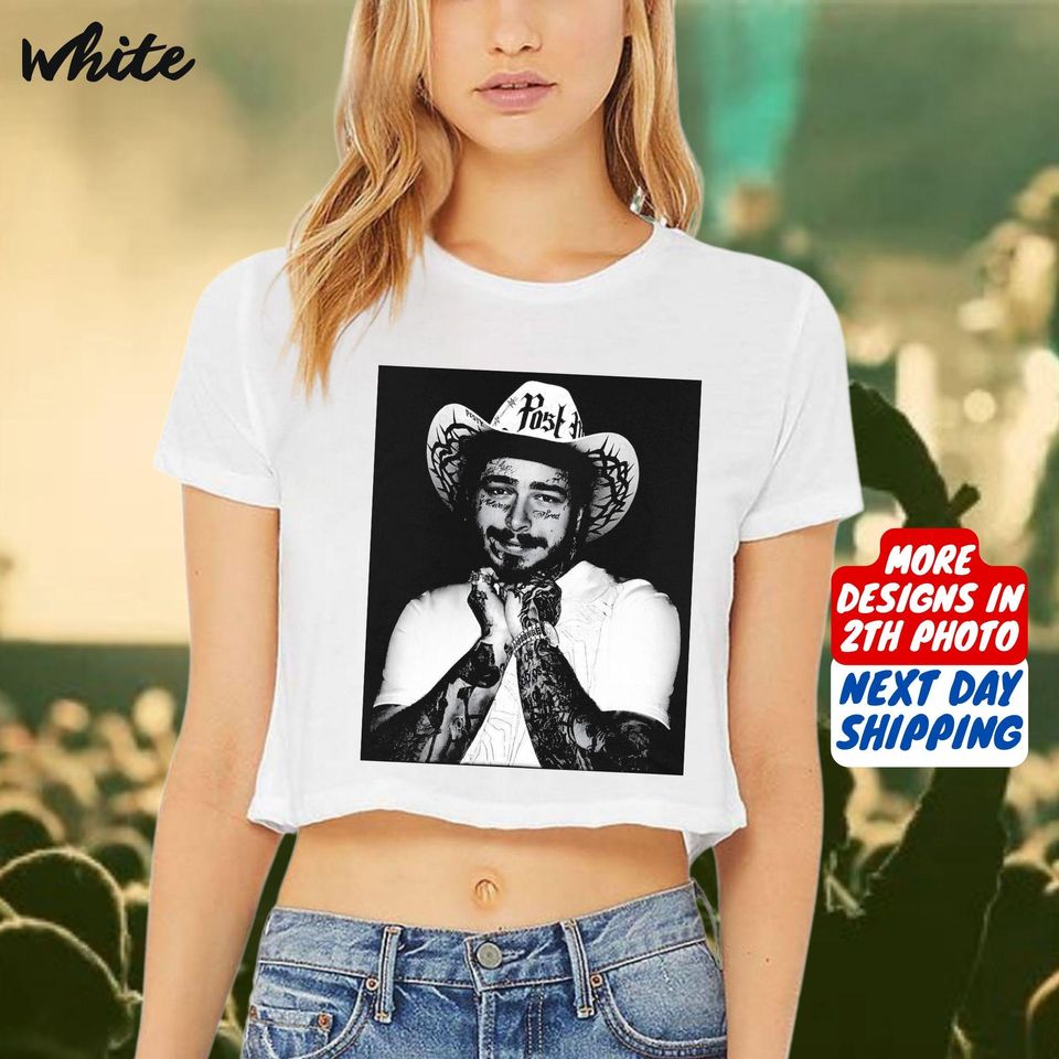 Vintage Post Malone Crop Top, Kids Post Malone Crop, Post Malone Tour, Big Ass Stadium Tour, Posty 2025 Tour Crop, Posty Tour Merch Crop Top