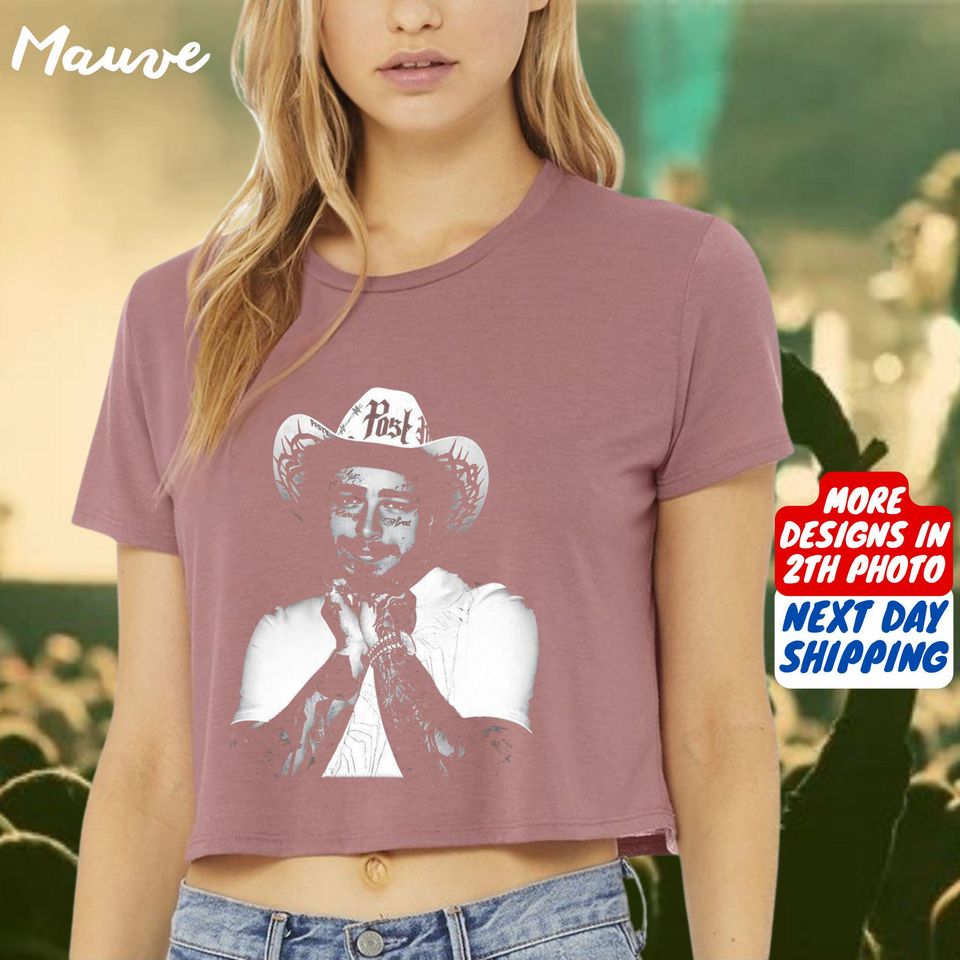 Vintage Post Malone Crop Top, Kids Post Malone Crop, Post Malone Tour, Big Ass Stadium Tour, Posty 2025 Tour Crop, Posty Tour Merch Crop Top