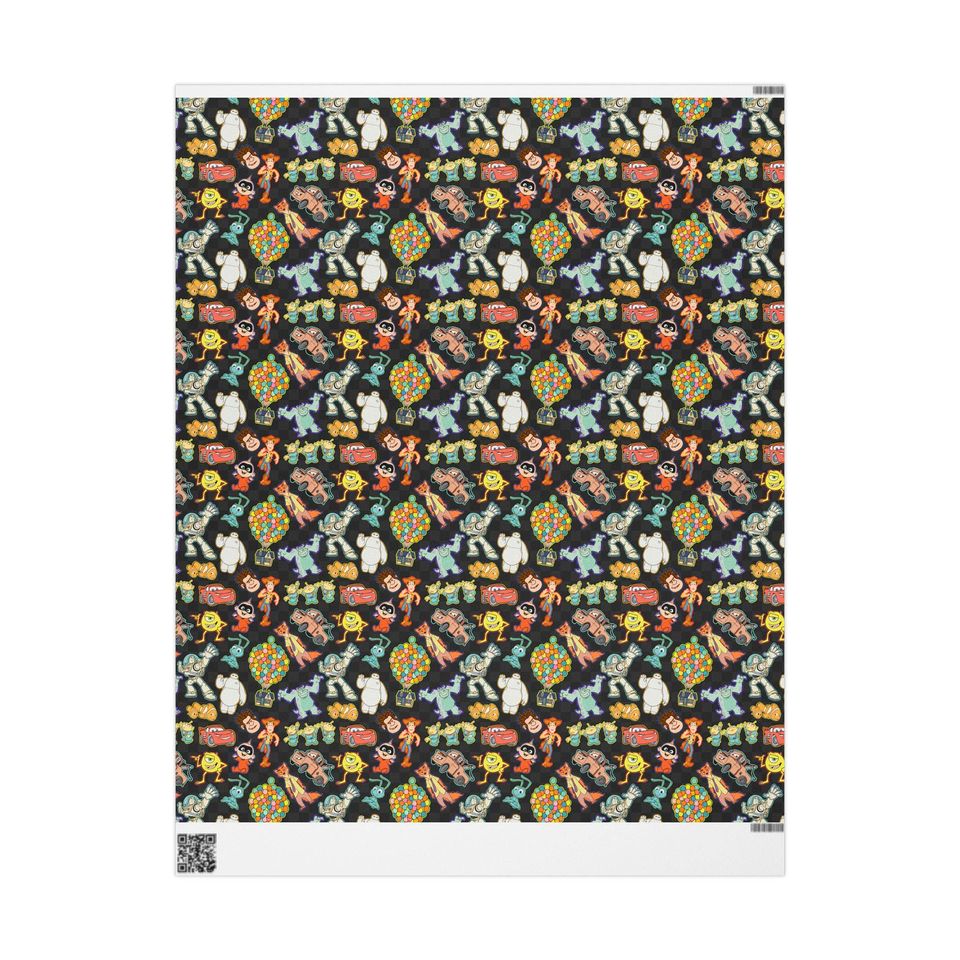 Pixar Gift Wrapping Paper Rolls, 1pc