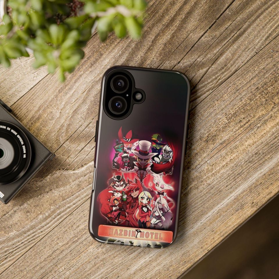 Phone Cases, Hazbin Hotel Anime Cartoon Design
