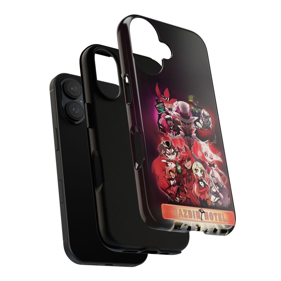 Phone Cases, Hazbin Hotel Anime Cartoon Design