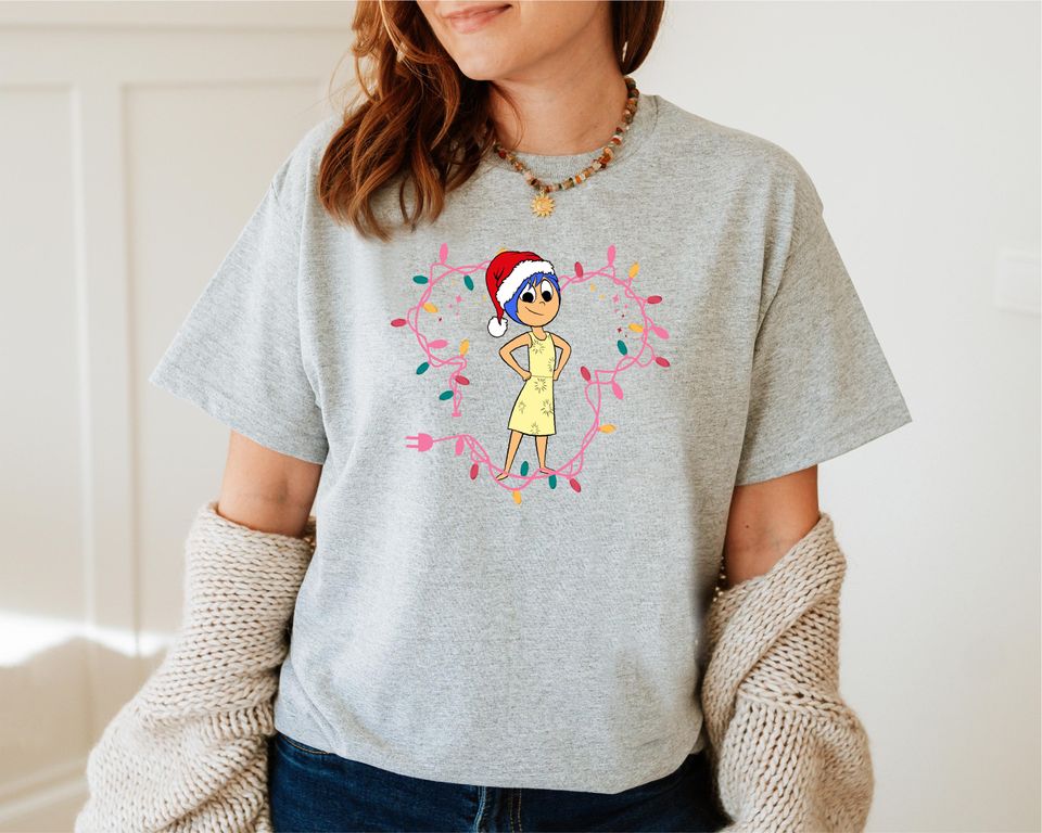Disney Inside Out Christmas Matching Shirt, Pixar Joy & Sadness Xmas