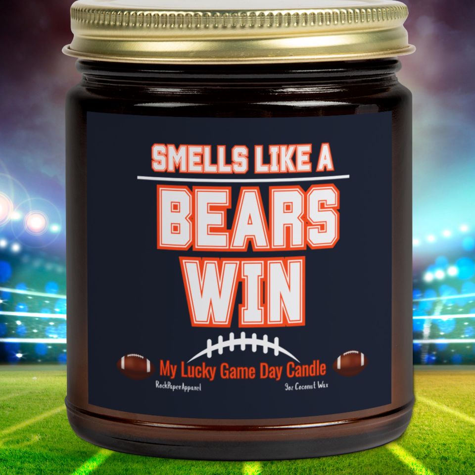 Bears Lucky Game Day Candles