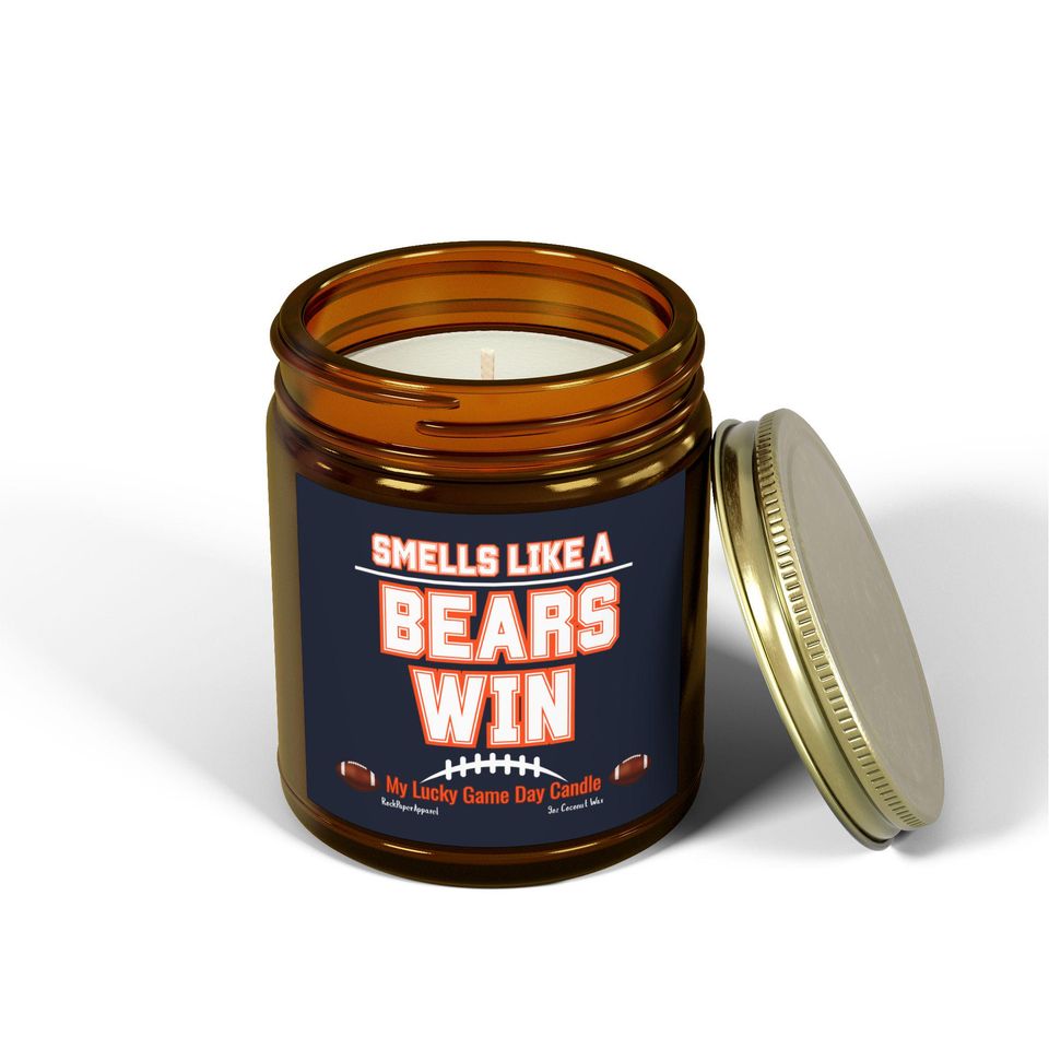 Bears Lucky Game Day Candles