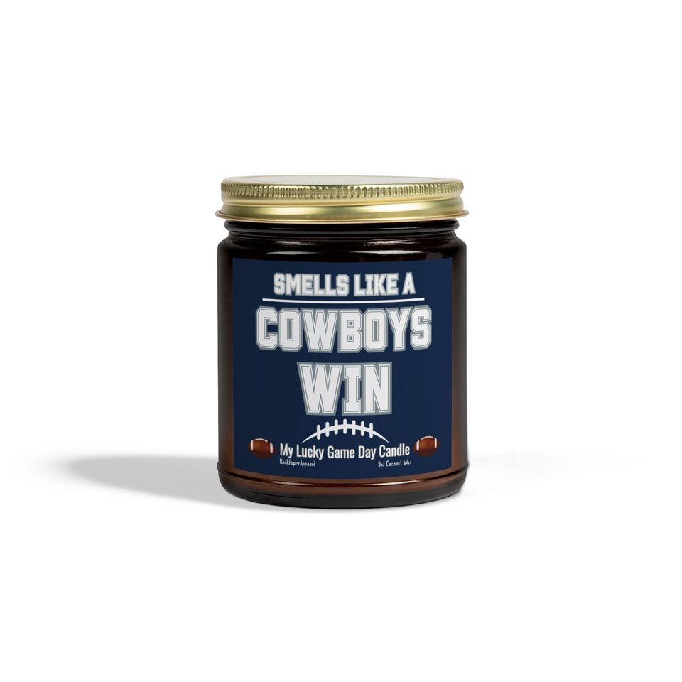 Cowboys Scented Lucky Game Day Candles