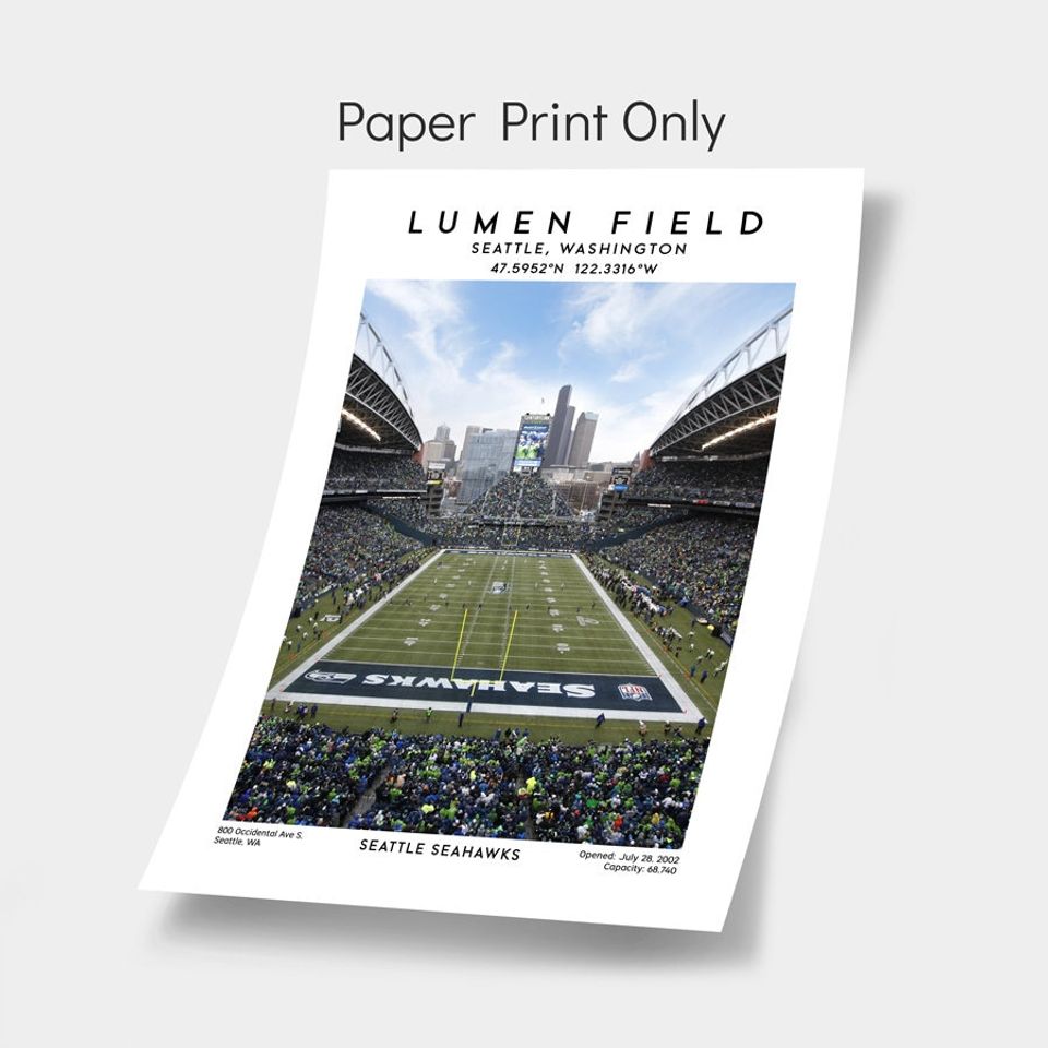 Lumen Field Seahawks Poster