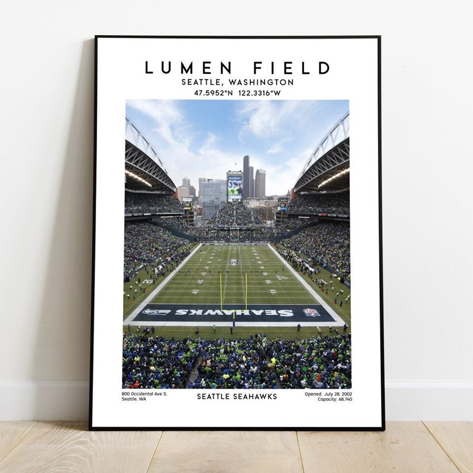 Lumen Field Seahawks Poster