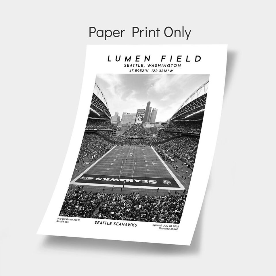 Lumen Field Seahawks Poster