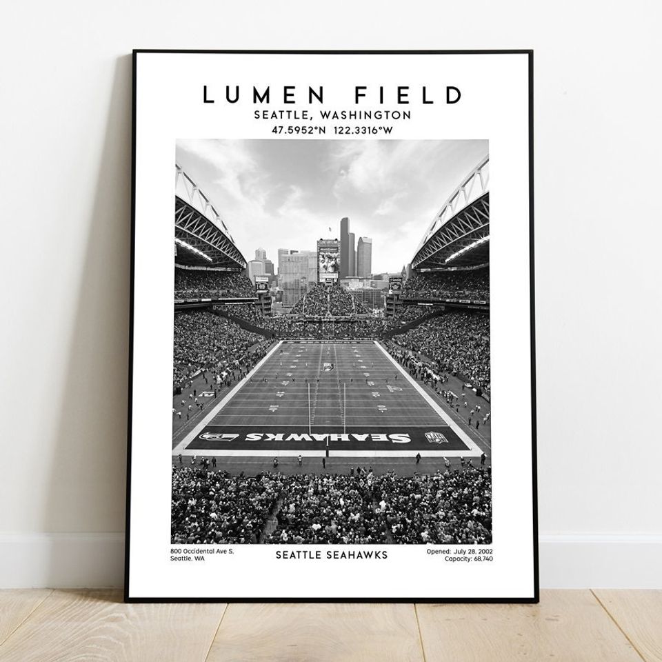 Lumen Field Seahawks Poster