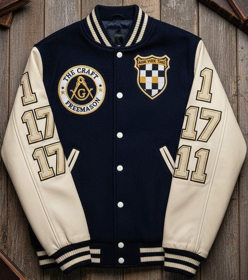 Masonic Varsity Jacket Lodge 1917