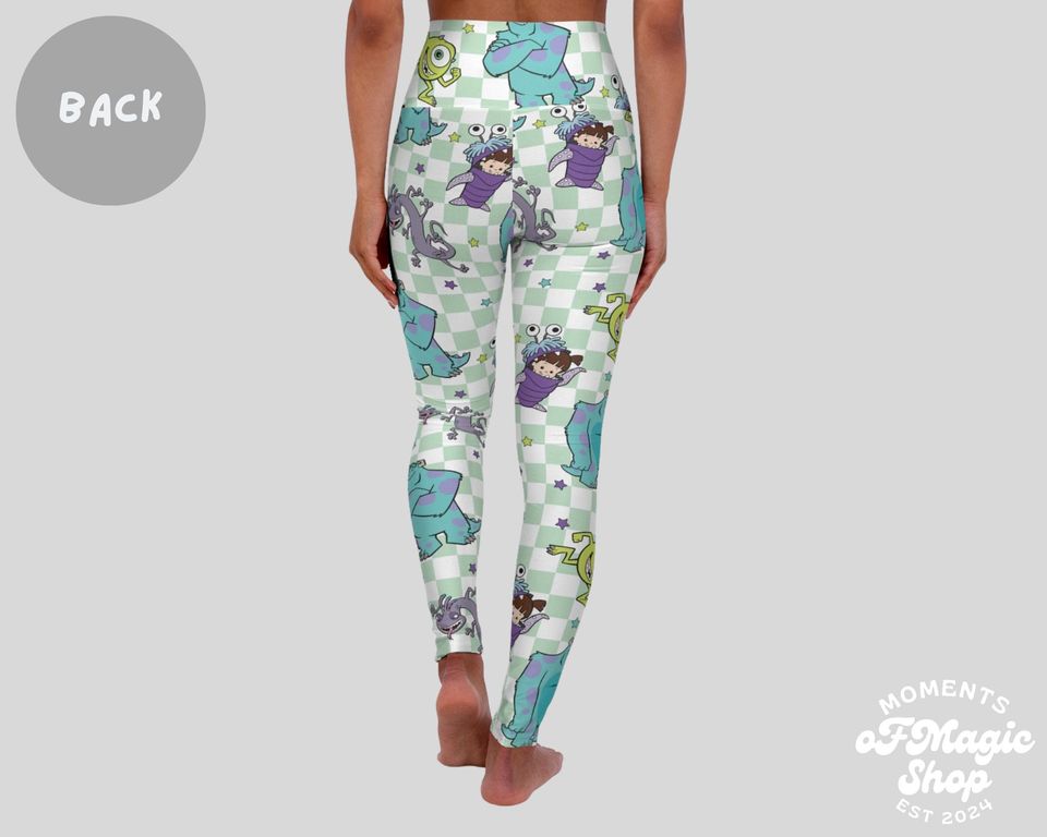 Monsters Inc Leggings, Gift For Women, Birthday Gift