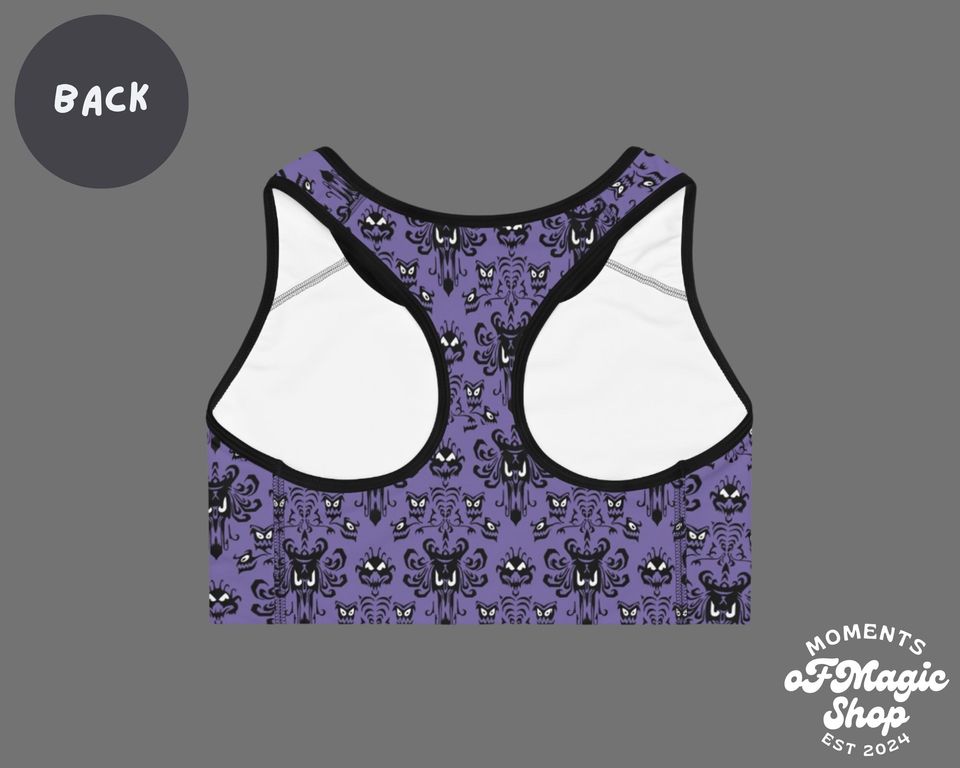 Haunted Mansion Disney Sports Bra