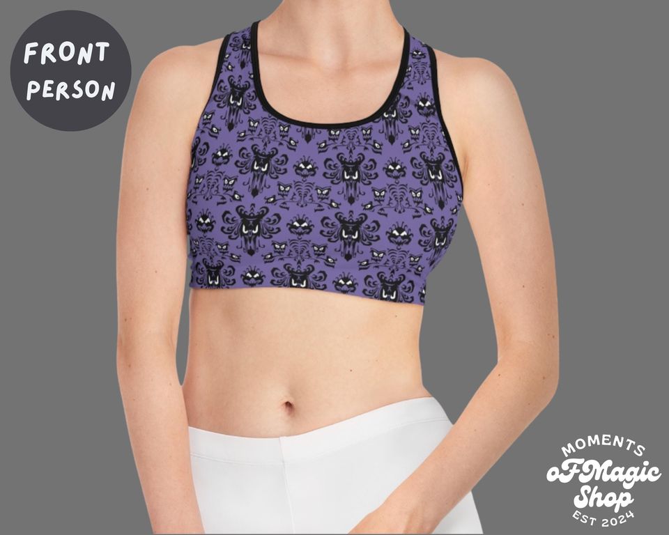 Haunted Mansion Disney Sports Bra
