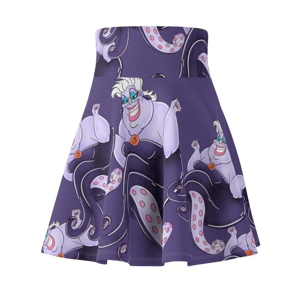 Ursula Dark Purple Running Skirt - Oogie Boogie Bash Costume