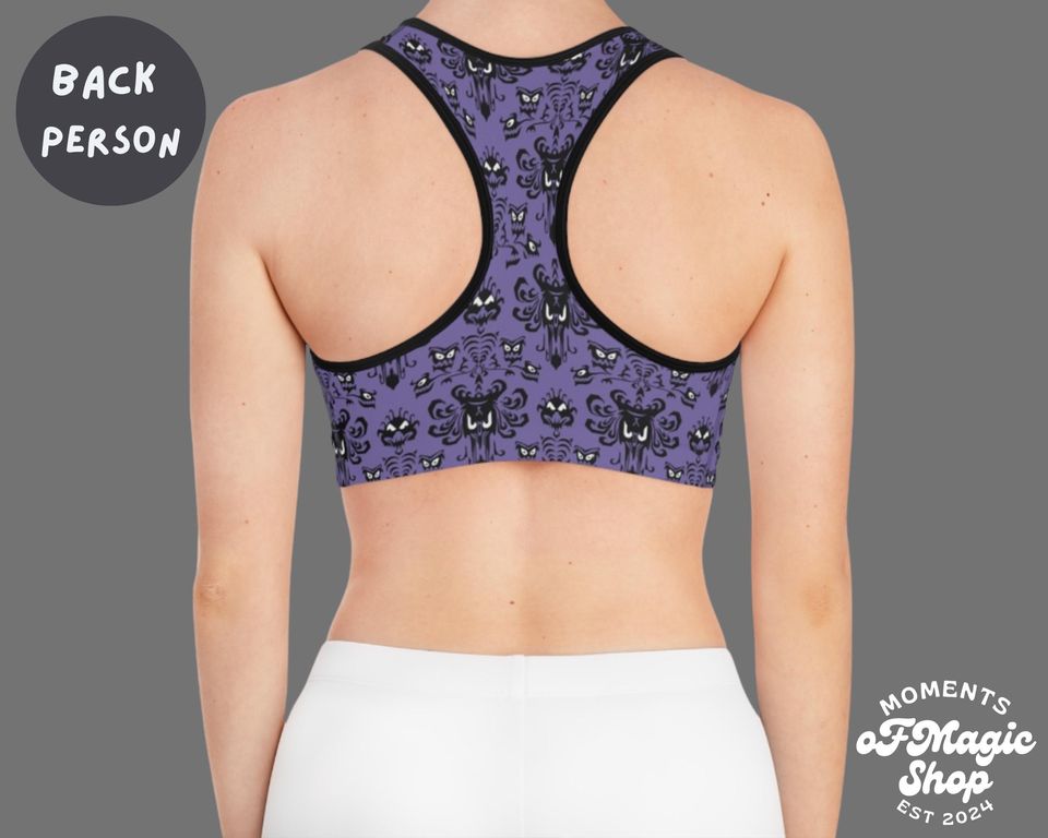 Haunted Mansion Disney Sports Bra